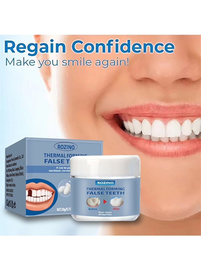 Rozino Thermal Forming False Teeth 20ml, Reusable Non-Toxic Molding Material for DIY, Cosplay, Crafts and Props - Image 2